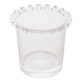 Kit 2 Peças Porta Talher Corações Cristal Lyor 1700