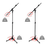 Kit 2 Pedestal Microfone