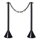 Kit 2 Pedestal Organizador Fila 2 Mt Corrente Elo Peq Preto