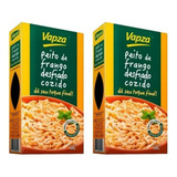 Kit 2 Peito Frango Vapza Desfiado Cozido 800 G Cozido Vapor