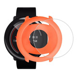 Kit 2 Peliculas De Vidro Capa Case Para Amazfit Pace