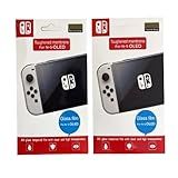 Kit 2 Peliculas De Vidro Temperado Resistente 0 3 Mm 9h Proteção Para Tela Visor Nintendo Switch Oled