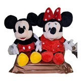 Kit 2 Pelúcias 30cm - Minnie & Mickey 