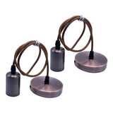 Kit 2 Pendente Vintage