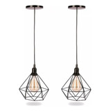Kit 2 Pendentes Luminaria