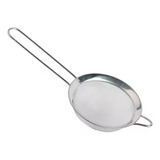 Kit 2 Peneira De Cozinha Coar Inox 18cm