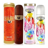 Kit 2 Perfumes Cuba Gold Cuba La Vida 100ml Masc Fem