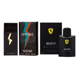 Kit 2 Perfumes Ferrari Black 125ml E Animale For Men 100ml Original Lacrado Com Nota Fiscal