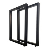 Kit 2 Pés De Mesa Sala De Jantar Industrial Reforçada 75x60