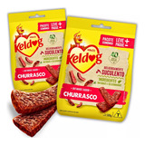 Kit 2 Petisco Bifinho Keldog Sabor Churrasco Cães 500g Kelco