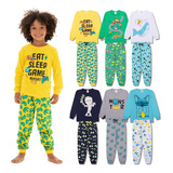Kit 2 Pijama Comprido Infantil Menino