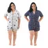 Kit 2 Pijama Feminino Baby Doll Americano Plus Size Oferta