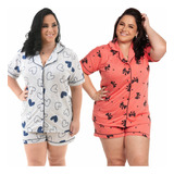Kit 2 Pijama Feminino