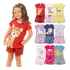Kit 2 Pijama Infantil Menina Curto Feminino Tamanho 1 Ao 10