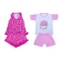 Kit 2 Pijama Menina Manga Curta E Regata Em Algodão Verão