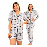 Kit 2 Pijamas Feminino
