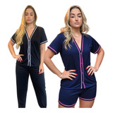 Kit 2 Pijamas Feminino