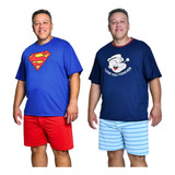 Kit 2 Pijamas Masculino