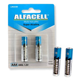 Kit 2 Pilha Super Alcalina Palito Aaa Alfacell 1 5v Controle