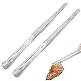 Kit 2 Pinças De Cozinha E Cozinha Profissional- Pinças De Cozinha Extra Longas De 30-5cm Extra-longas De Cozinha- Com Ponta Redonda Para Grelhar- Churrasco- Massa