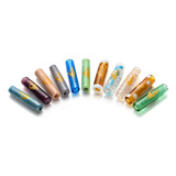 Kit 2 Piteira Vidro De Murano Yellow Finger Small Original