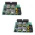 Kit 2 Placa 4 Ramal Digitais Pabx Impacta 16 40 68 Intelbras