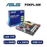 Kit 2 Placas Mãe Asus P5kpl am 775 Ddr2 coller processador 