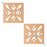 Kit 2 Placas Mdf