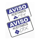 Kit 2 Placas Pagamento