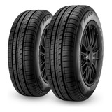 Kit 2 Pneus Aro 14 Pirelli 175 65 R14 82h P400 Evo