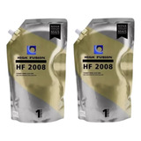 Kit 2 Pó De Toner High Fusion 2008 Para Recarga Refil 1kg