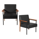 Kit 2 Poltronas Cadeira