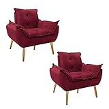 Kit 2 Poltronas Cadeiras Decorativas Opala