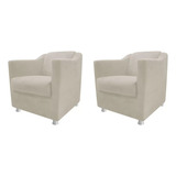 Kit 2 Poltronas Decorativa