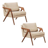 Kit 2 Poltronas Decorativa
