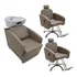 Kit 2 Poltronas Recl Pp 1 Lavatório Elegance Cuba Porcelana