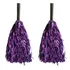 Kit 2 Pom Pom Metalizado 32cm Roxo Fantasia Torcida