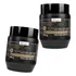 Kit 2 Pomada Fisiofort Premium Preta Bio Instinto 240g Pura Fragrância Sem Fragrância