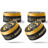 Kit 2 Pomada Modeladora Matte Clay Hair Pomade Baboon