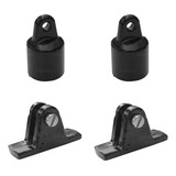 Kit 2 Ponteira 2 Base Capota Náutica Toldo 7 8 Barco Lancha
