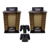 Kit 2 Porta 11 Jogos Fh Suporte Controle 22x16 3x29 4 Cor Adesivado