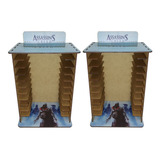 Kit 2 Porta 11 Jogos Físico Ac 22x16 3x29 4 Mdf Adesivado