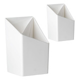 Kit 2 Porta Caneta Lápis Treco Organizador Mesa Escritório