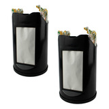Kit 2 Porta Canudos Sache Papel Tv Suport 3 Em 1 Mesa Balcão