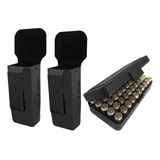 Kit 2 Porta Carregador Velado G2c Porta Munição Retangular