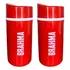 Kit 2 Porta Garrafa 600ml Suporte Térmico Cerveja Brahma 