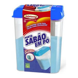 Kit 2 Porta Sabão Em Pó Grande Com Exclusivo Dosador