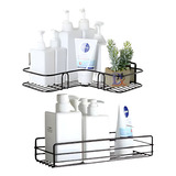 Kit 2 Porta Shampoo Sabonete Suporte Fixo Adesivo Banheiro
