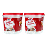 Kit 2 Potes De Açúcar Perolado L2 600g Liviss Cuisine