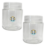 Kit 2 Potes De Vidro 240ml Para Leite Materno Congelar